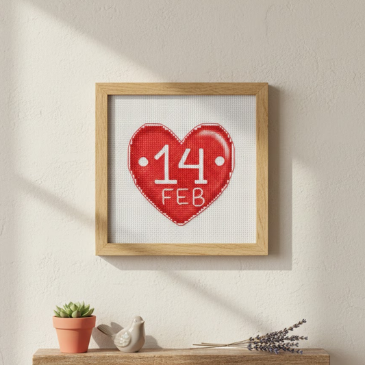 Heart – Cross Stitch Pattern – Digital PDF Download
