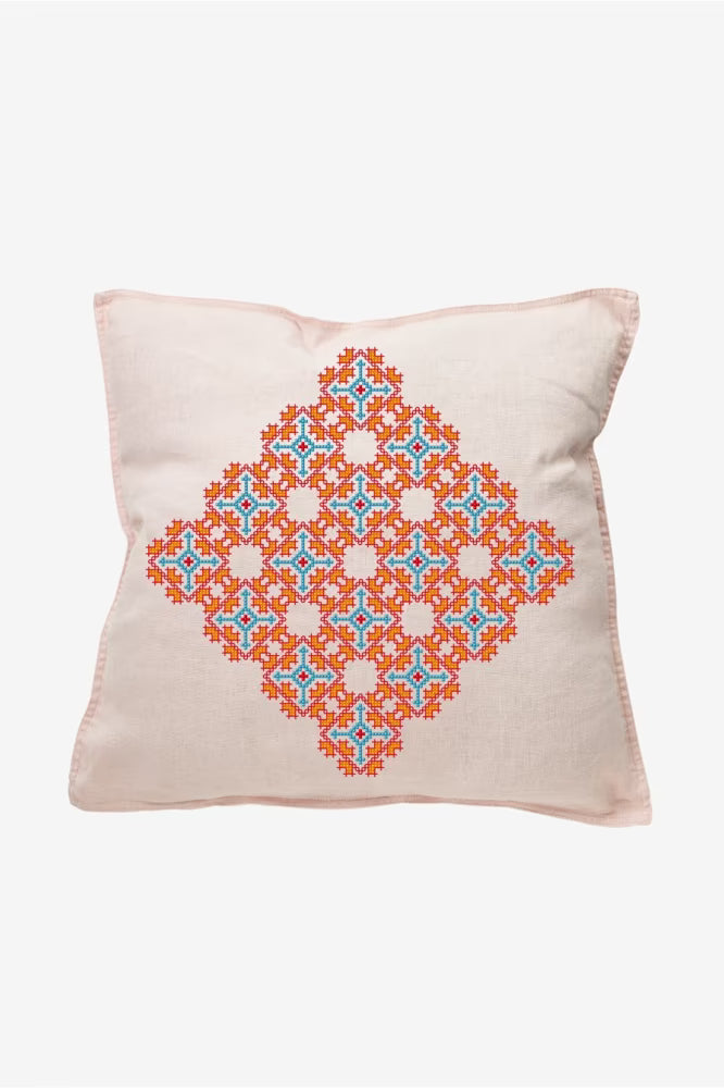Traditional Folk Art Cross Stitch Pattern Digital Download Geometric Motifs Embroidery Instant DIY Craft File Sampler Decor