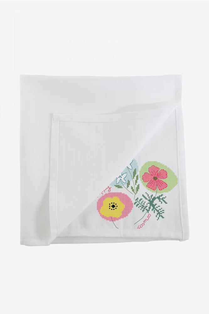 Wildflower Botanical Cross Stitch Pattern Digital Download Jasmine Poppy Cosmos Embroidery Instant DIY Craft Flower Sampler File