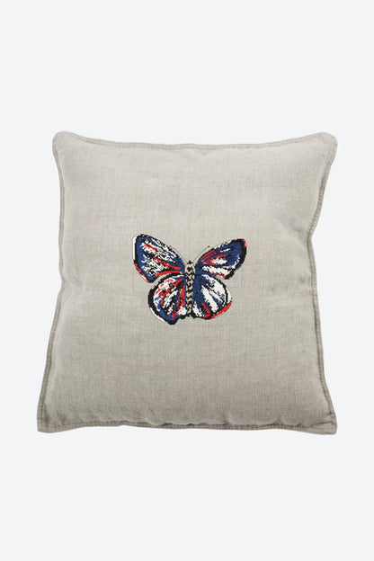 Butterfly Cross Stitch PDF Pattern Instant Download Insect Embroidery Modern Linen Pillow DIY Craft File
