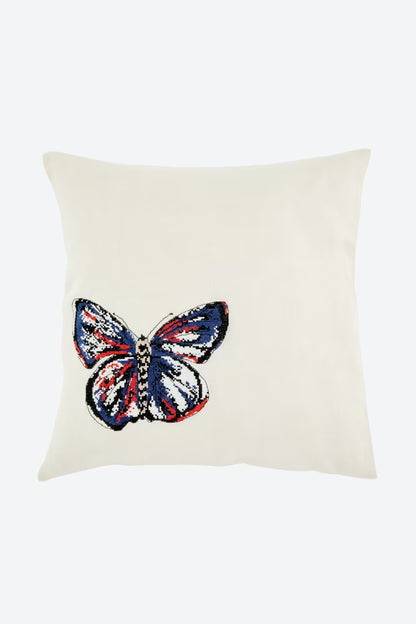 Butterfly Cross Stitch PDF Pattern Instant Download Insect Embroidery Modern Linen Pillow DIY Craft File