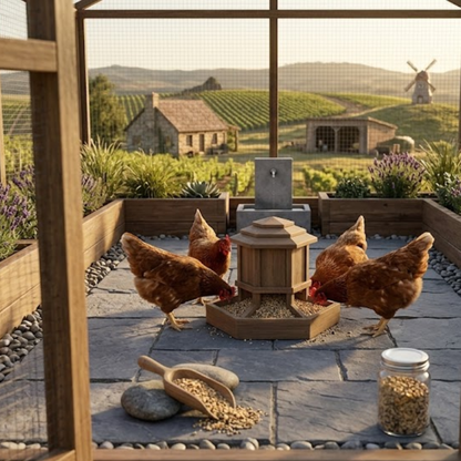 DIY Hexagon Chicken Feeder Picnic Table Plans – Instant Digital Download