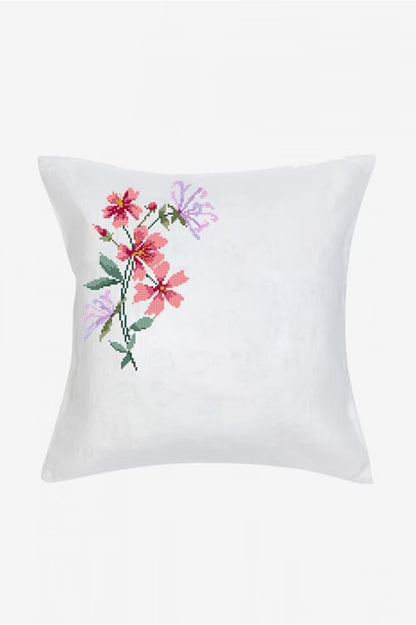 Wildflower Cross Stitch Pattern Digital Download Floral Tote Bag Embroidery Design Instant DIY Craft  Option 3 (Aesthetic Focus): Aesthetic Spring Floral Tote Bag Cross Sti