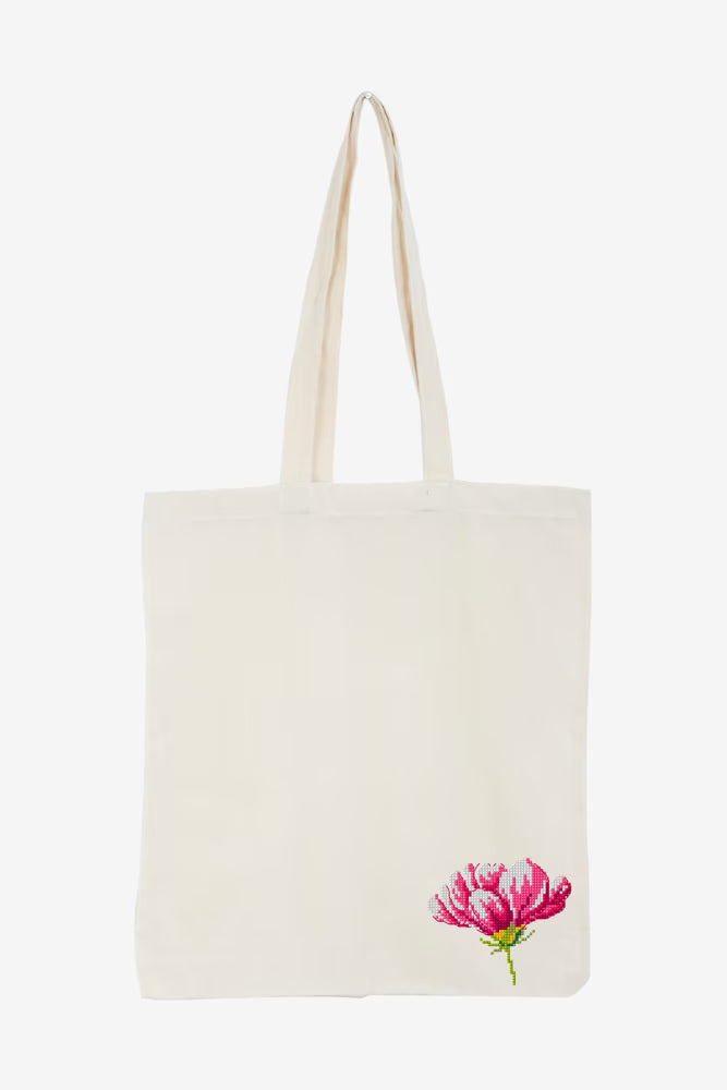 Pink Peony Flower Cross Stitch Pattern Digital Download Botanical Embroidery Hoop Art Instant DIY Craft Modern Floral Decor File