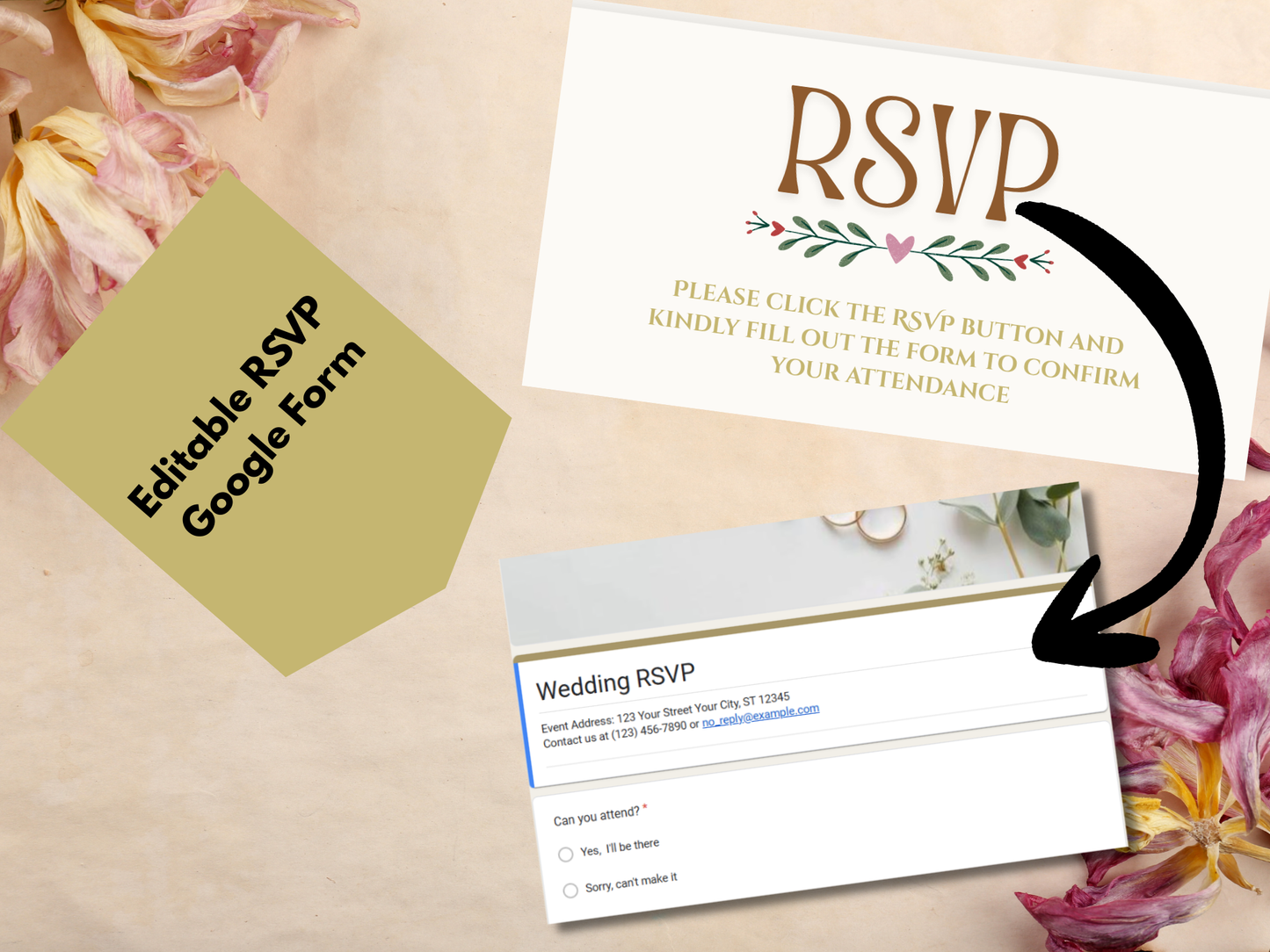 Big Day Countdown Invitation