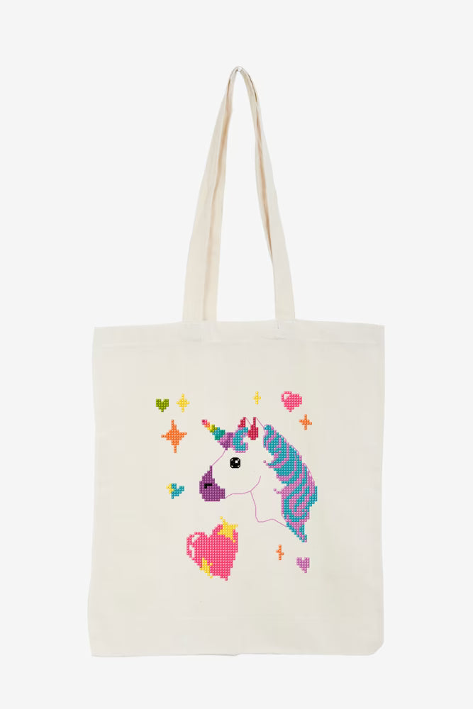 Rainbow Unicorn Cross Stitch PDF Pattern Instant Download Magical Kids Room Hoop Art Modern Cute Embroidery DIY Craft File