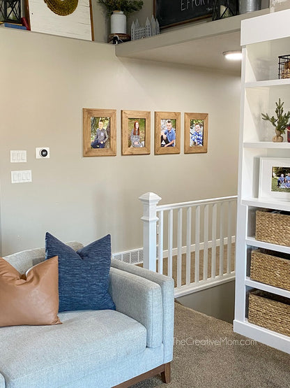 Handcrafted Rustic Wooden Picture Frame – Solid Wood Artisan Frame