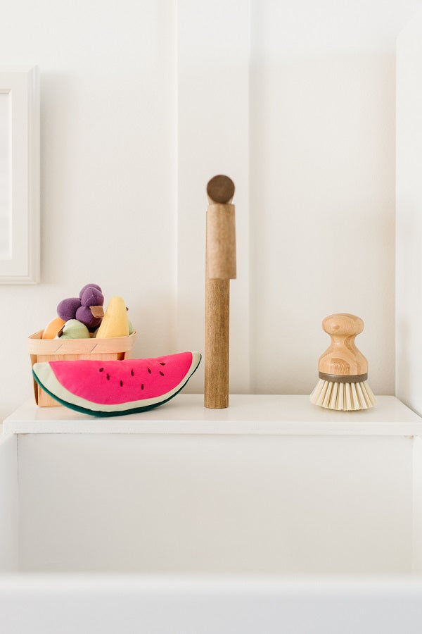 Handcrafted Modern Wooden Play Kitchen – Heirloom-Quality Kids' Kitchenette