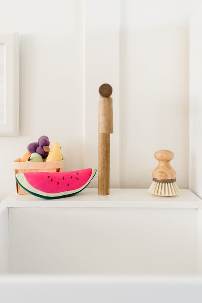 Handcrafted Modern Wooden Play Kitchen – Heirloom-Quality Kids' Kitchenette