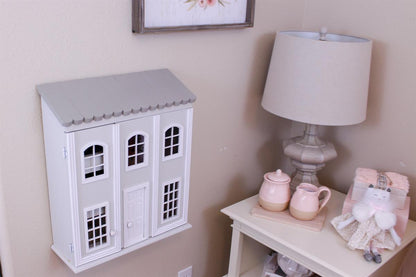 Handcrafted Dollhouse-Style Wall-Mounted Jewelry Organizer