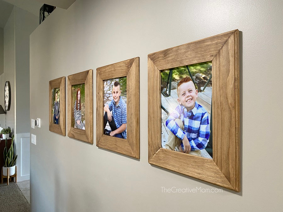 Handcrafted Rustic Wooden Picture Frame – Solid Wood Artisan Frame