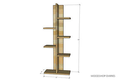 Modern Tiered Wooden Plant Stand – Vertical Floor Display Shelf