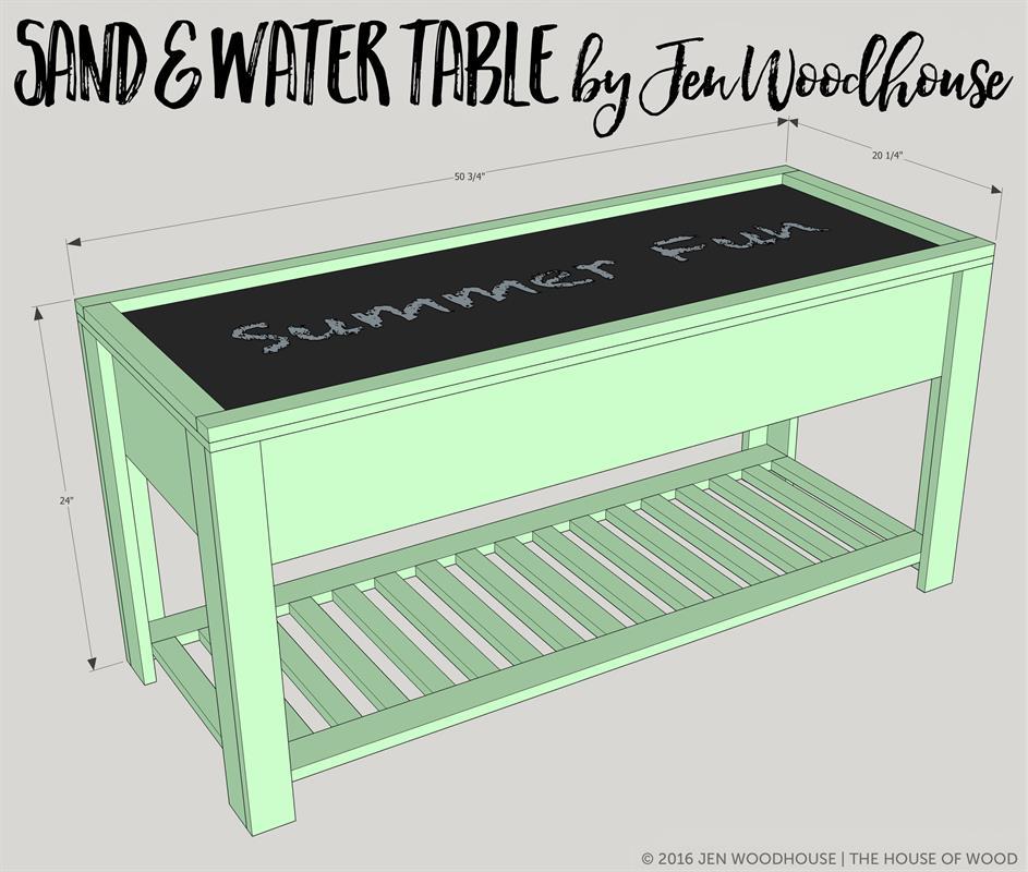 Handcrafted Wooden Kids' Activity & Chalkboard Play Table