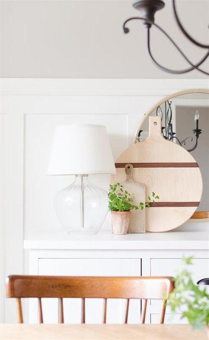 Handcrafted Round Wooden Bread Board – Artisanal Serving & Charcuterie Board