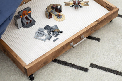 Handcrafted Rolling LEGO® Storage Tray – Under-Bed Play Station & Organizer