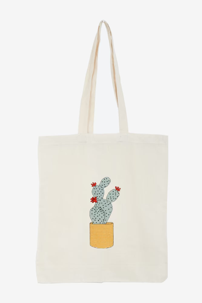 Blooming Cactus Cross Stitch Pattern Digital Download Desert Plant Embroidery Instant DIY Craft Boho Botanical Decor File
