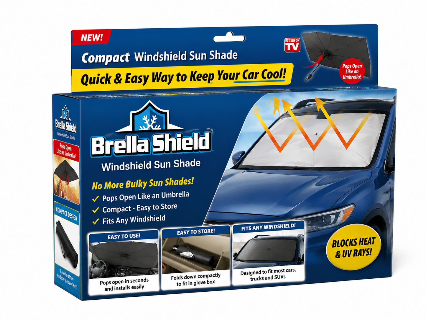 Foldable Windshield Sun Shade