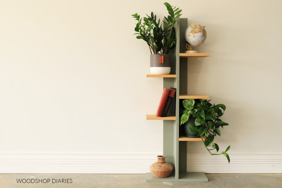 Modern Tiered Wooden Plant Stand – Vertical Floor Display Shelf