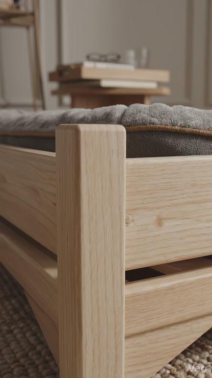 DIY Custom Wooden Dog Bed Frame Plans – Instant Digital Download
