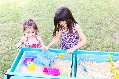 Handcrafted Wooden Kids' Activity & Chalkboard Play Table