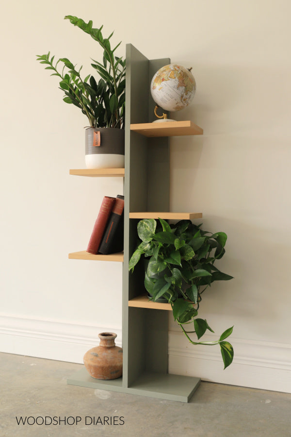 Modern Tiered Wooden Plant Stand – Vertical Floor Display Shelf